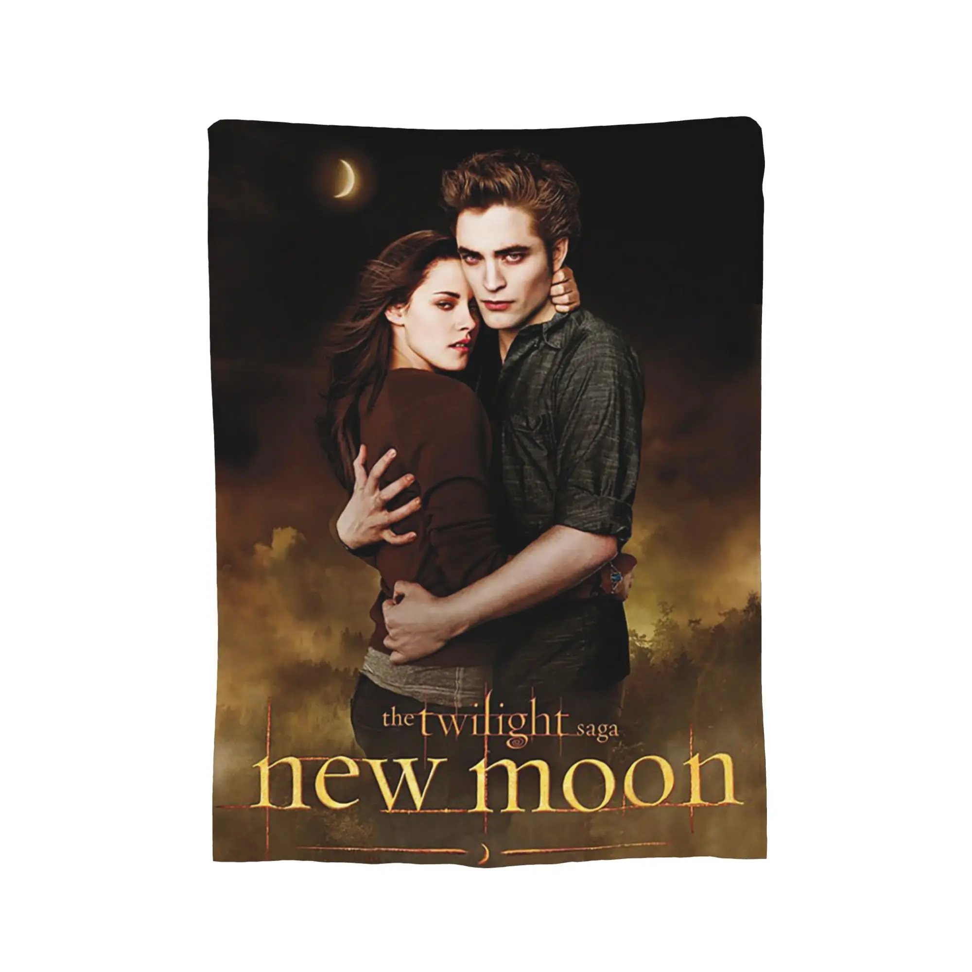 The Twilight Saga New Moon Blanket Flannel Summer Edward Bella Portable Warm Throw Blankets for Bedding Bedroom Bedspreads