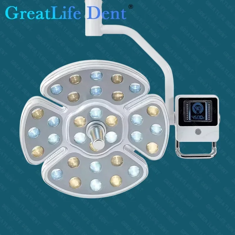 GreatLife Dent 40w 32 Leds Cold Shadowless Operation Pets 360° Degrees 120000Lux Ceiling-mounted Type Dental Surgical Light Lamp