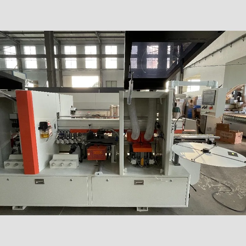 Fully Automatic Wood Edge Banding Machine 2000W Glue Pot Edgebander With Trimming Scraper Blade Kit