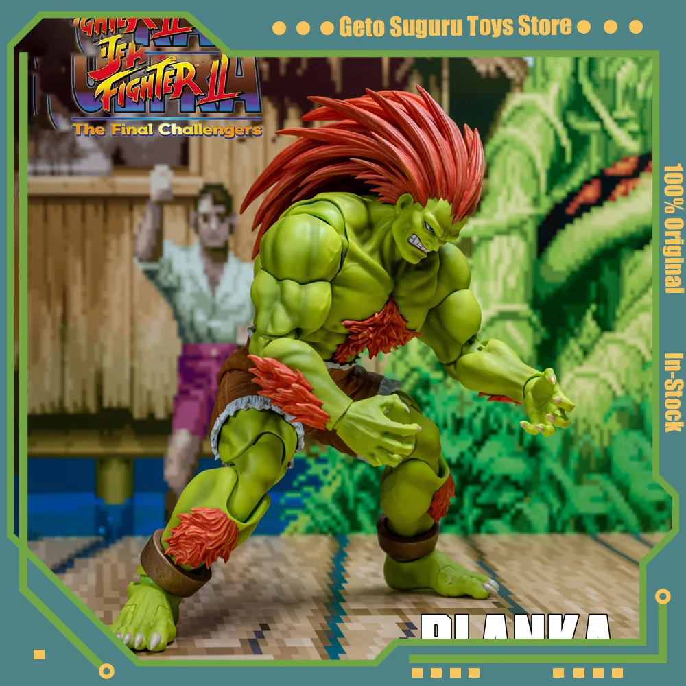 

Storm Toys Street Fighter2 Zero3 1/12 Ryu Wildlings Blanka SFSA02 Action Figures Movable Joints Anime Model Collection Toy Gift