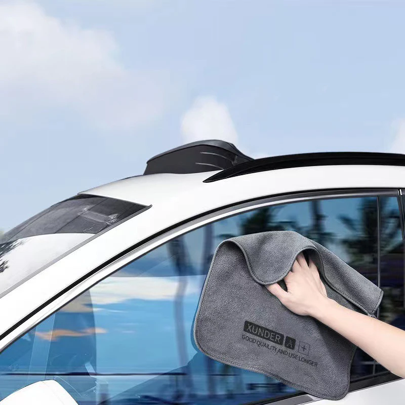 2-stijl wasstraat microvezel handdoek car cleaning drogen doek zomen car care doek high-end detaillering wasstraat handdoek voor auto