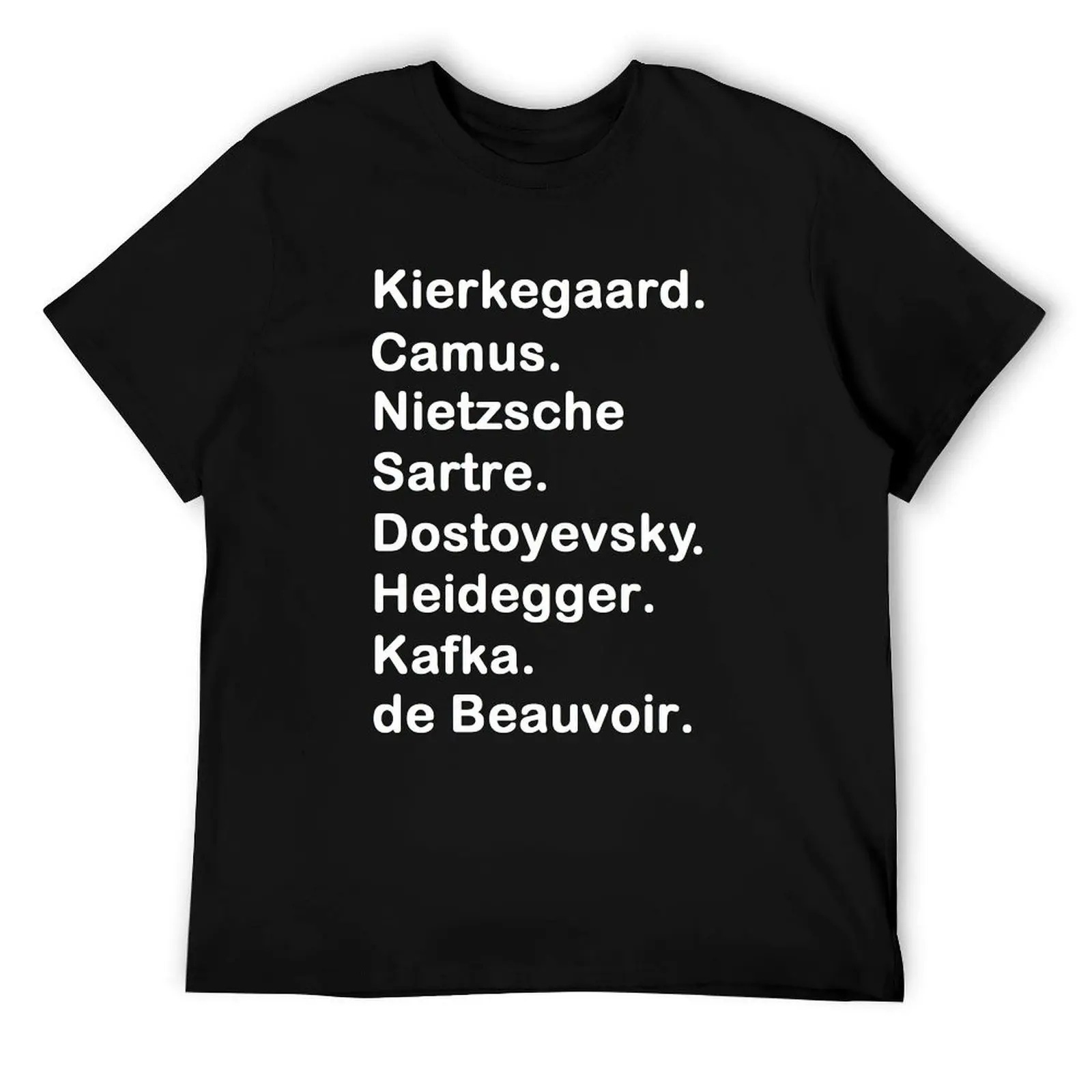 

Existentialist 2 T-Shirt man t shirts cotton man t shirt luxury T-Shirt