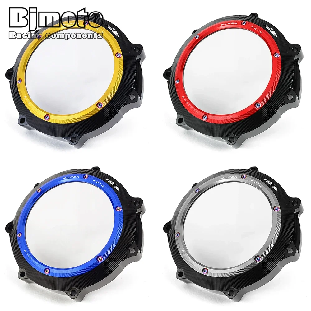 Motorcycle Engine Clear Clutch Cover Protector Guard For Yamaha YZ450F 2003 2004 2005 2006 2007 2008 2009 WR450F 2003-2015