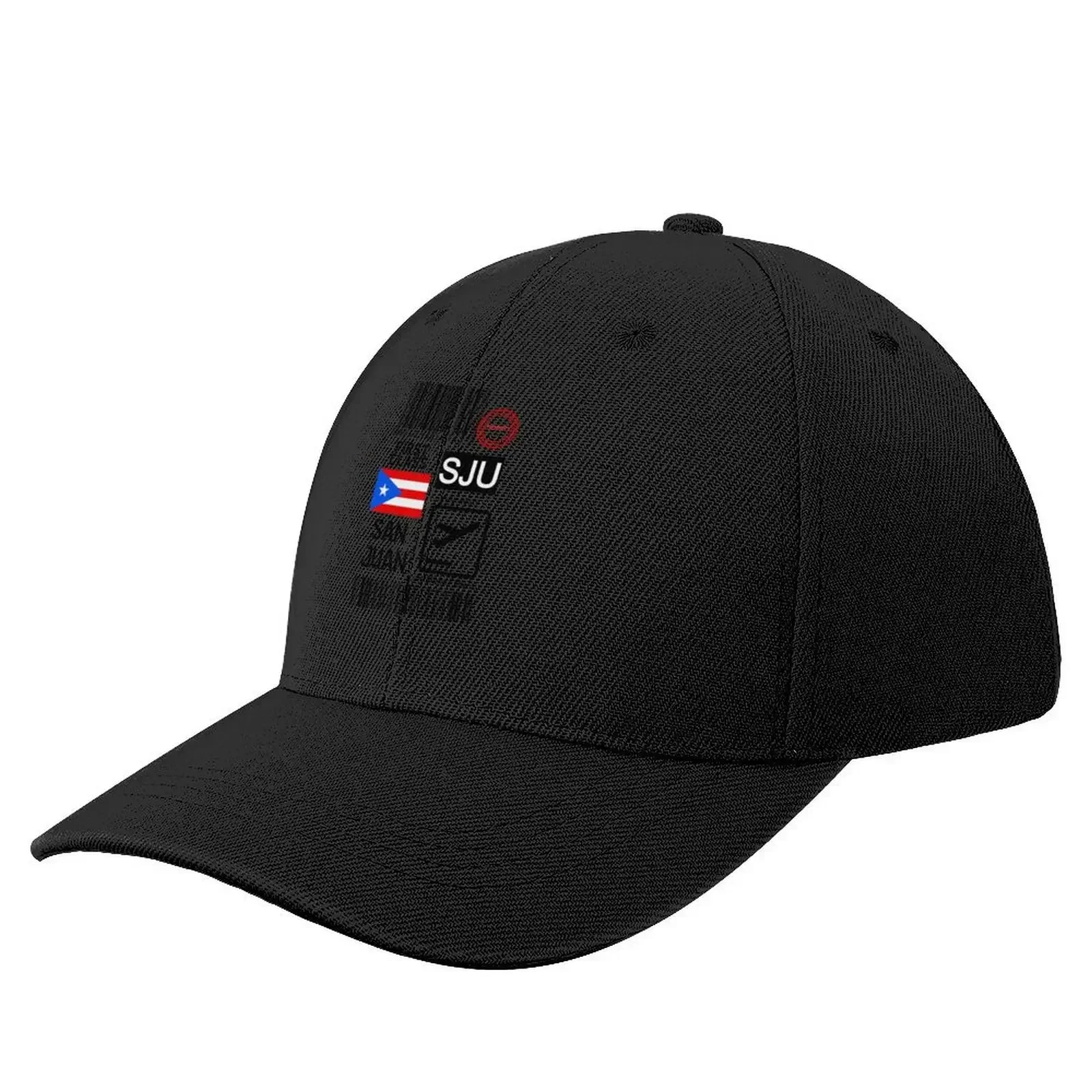 

San Juan Puerto Rico Luis Muoz Marín International Airport Baseball Cap black Horse Hat Luxury Brand Men's Luxury Women's