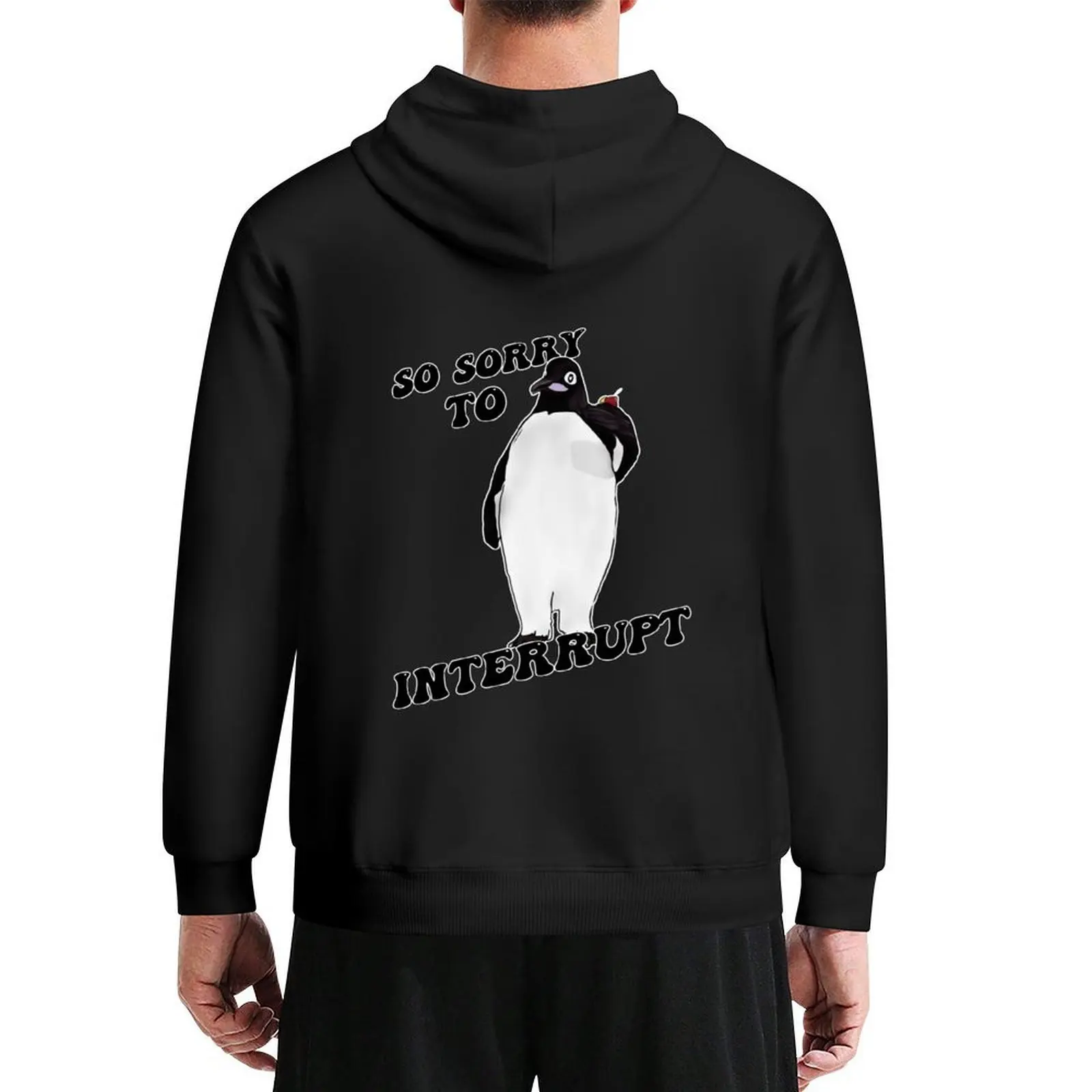 

So sorry to Interrupt Hoodie hooded shirt mens clothing mens clothes men clothing hoodie streetwear