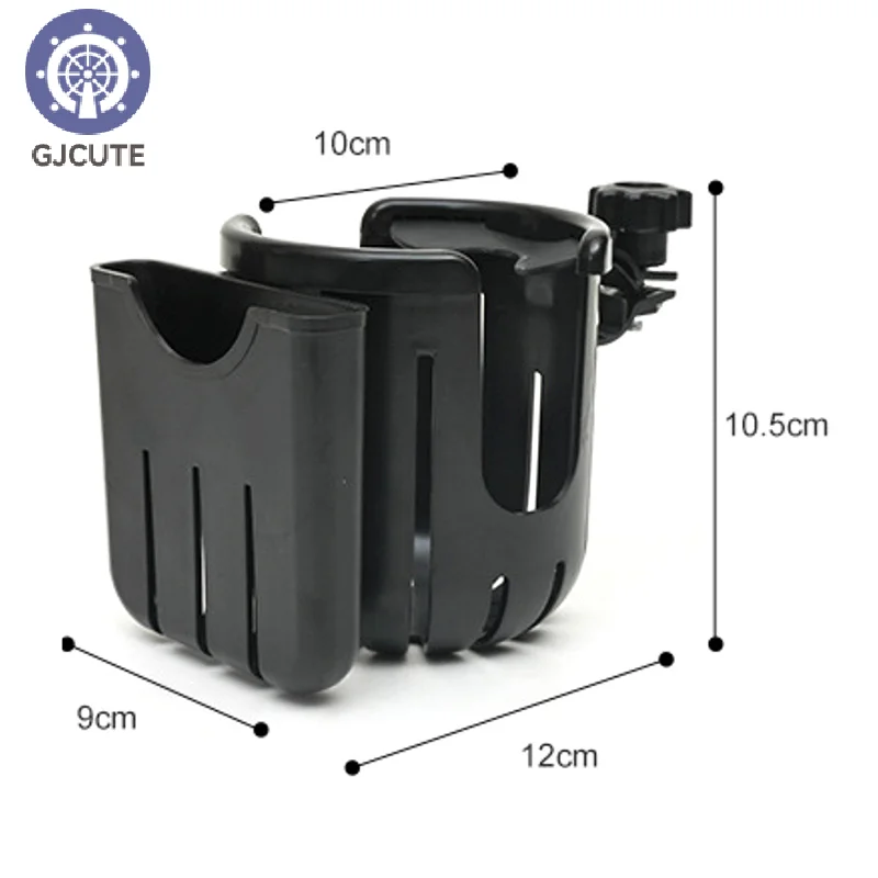 1Pcs Universal Multifunction 2-in-1 Baby Stroller Cup and Phone Holder Infant Bottle Accessory