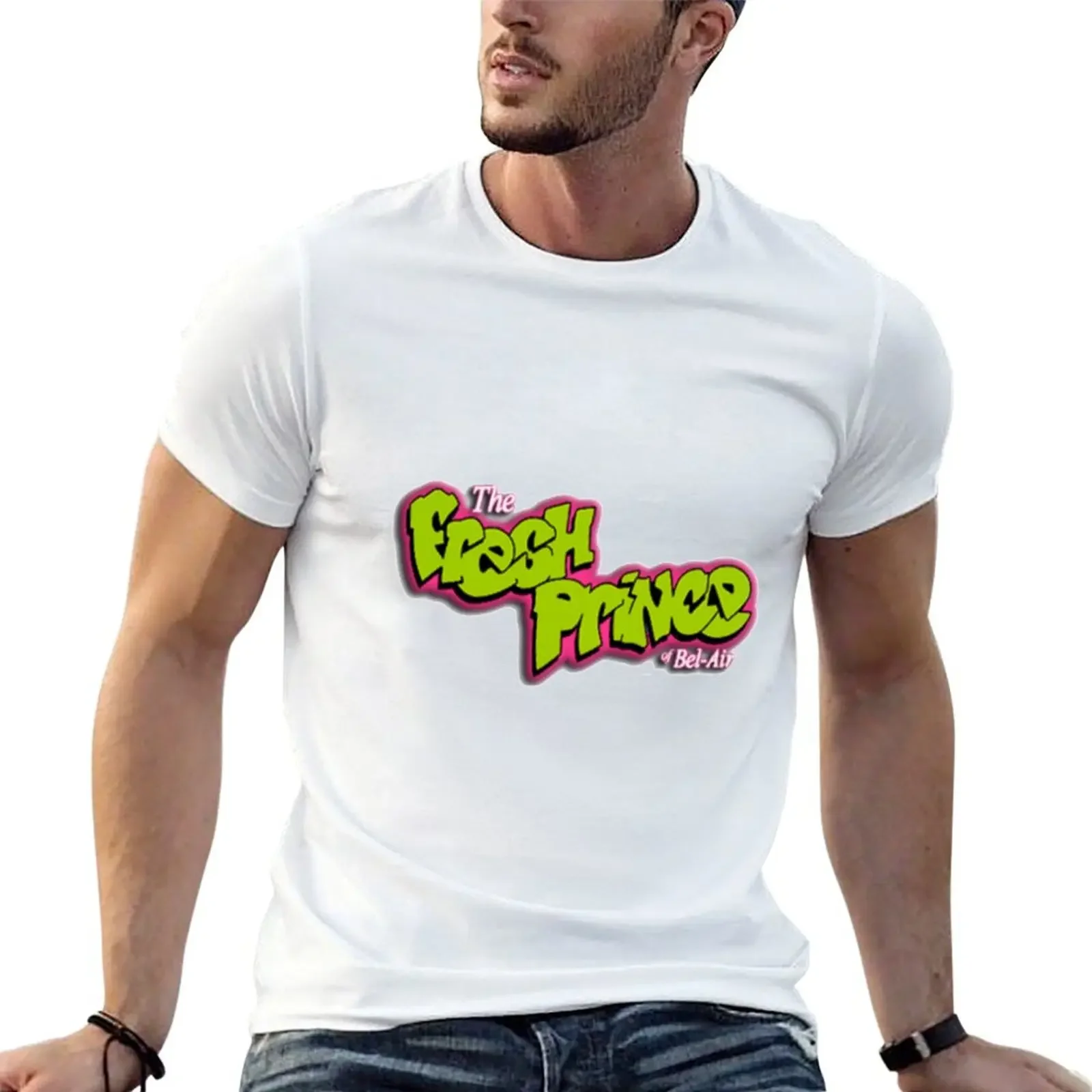 The Fresh Prince T-Shirt graphics anime figures korean fashion street wear oversized t shirts for men