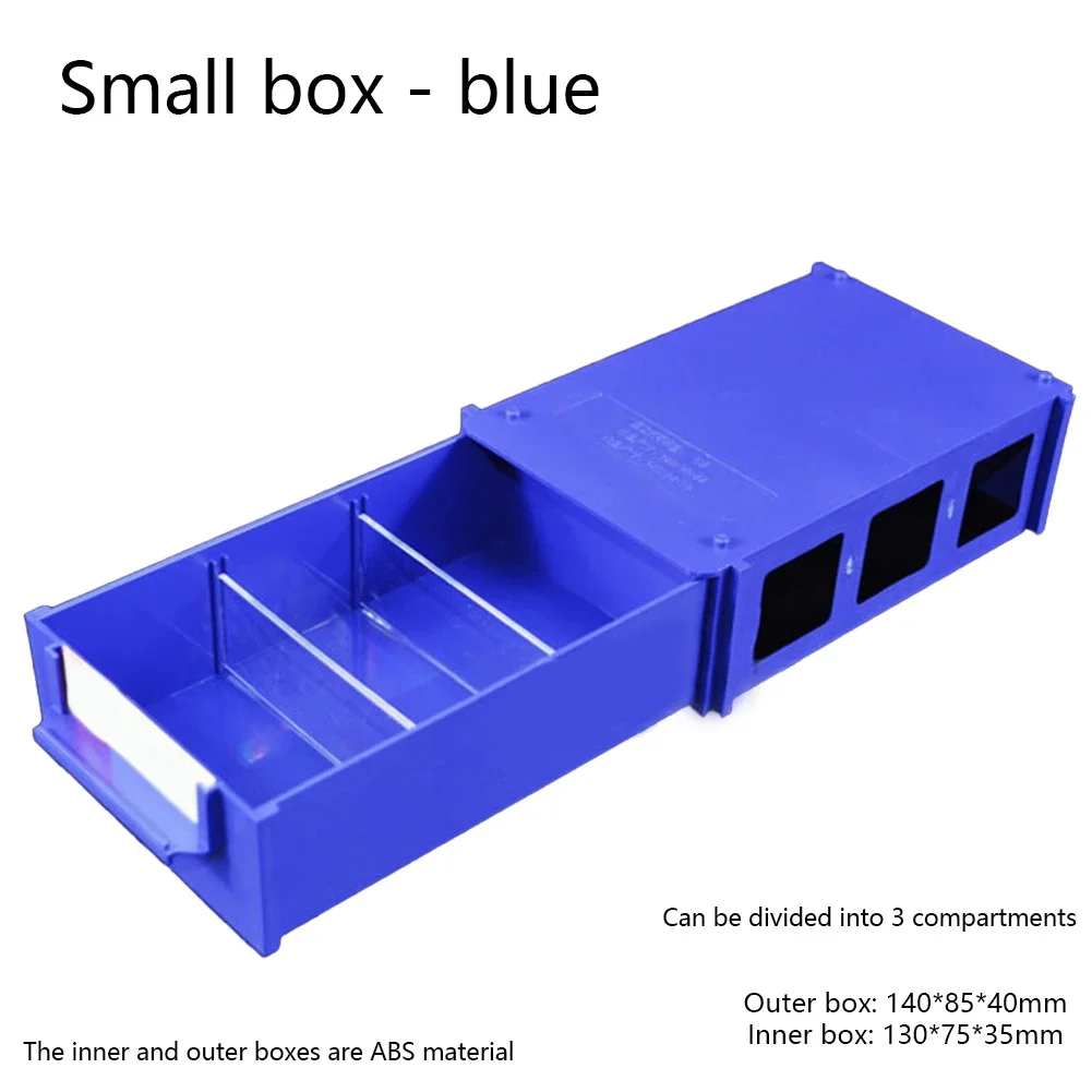 1pcs Stackable Plastic Hardware Parts Storage Boxes Component Screws Tools Box Combined Cabinet Rack Drawer Case Box