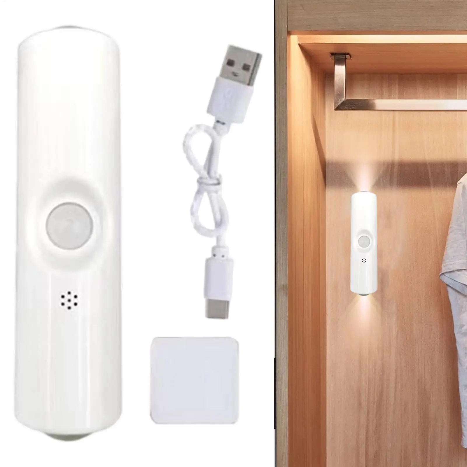 

Motion Sensor Light Smart Sensing Under Cabinet Lighting Portable Bright Wireless Lighting For Room Bedroom Kitchen Home Wall