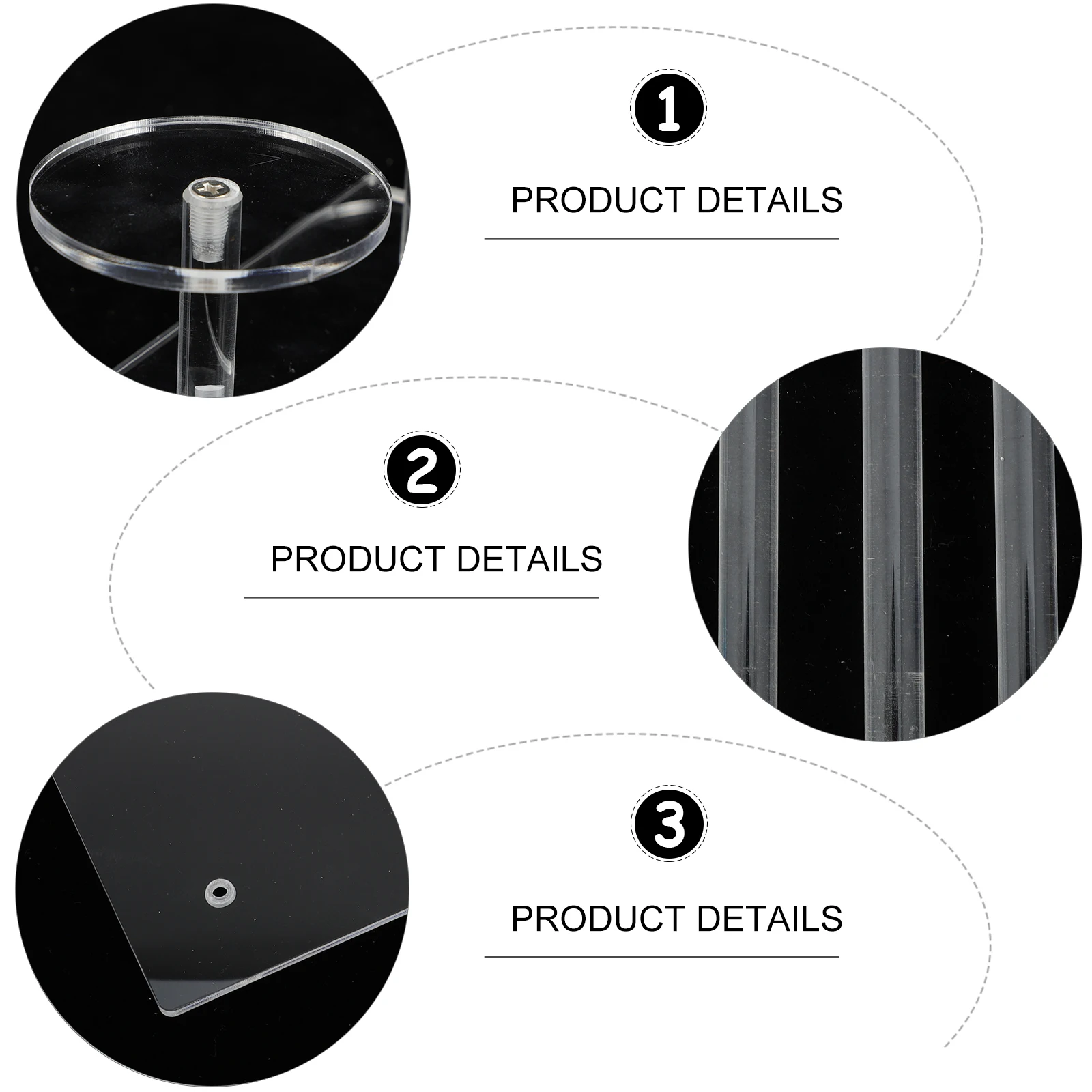 

Acrylic Display Rack Shelf Desktop Beauty Holder ganizer Storage For Shop Supermarket Simple Style Makeup Accessories