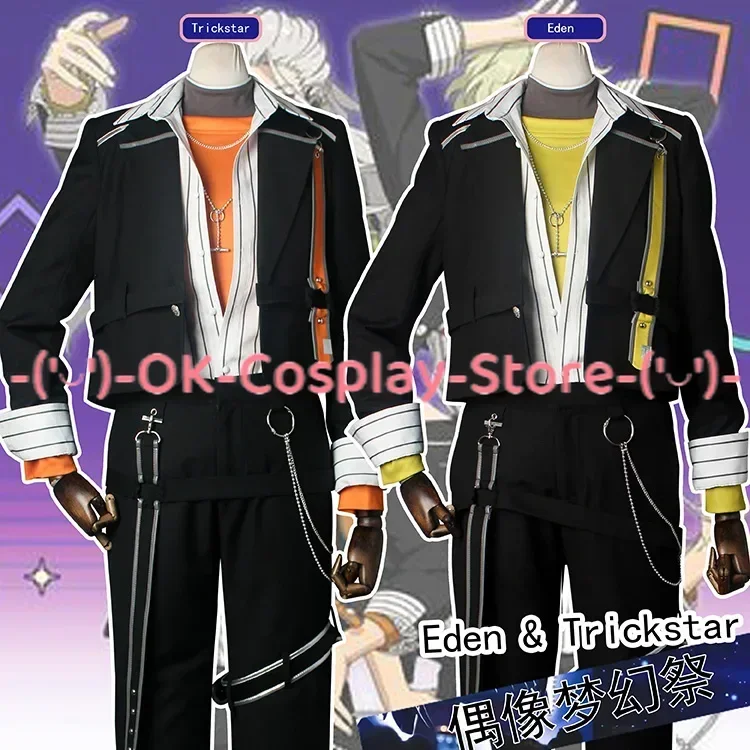 Game Ensemble Stars Eden Trickstar Cosplay Costume Anime Clothing Party Suit Halloween Carnival Uniforms Custom Made