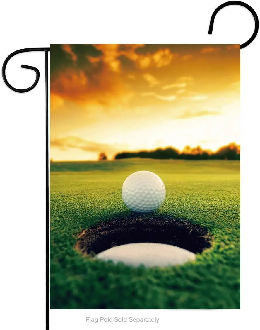 Golf Garden Flag 12x18in Yard Home Garden Flag for Indoor and Outdoor Funny Party Decor Gift