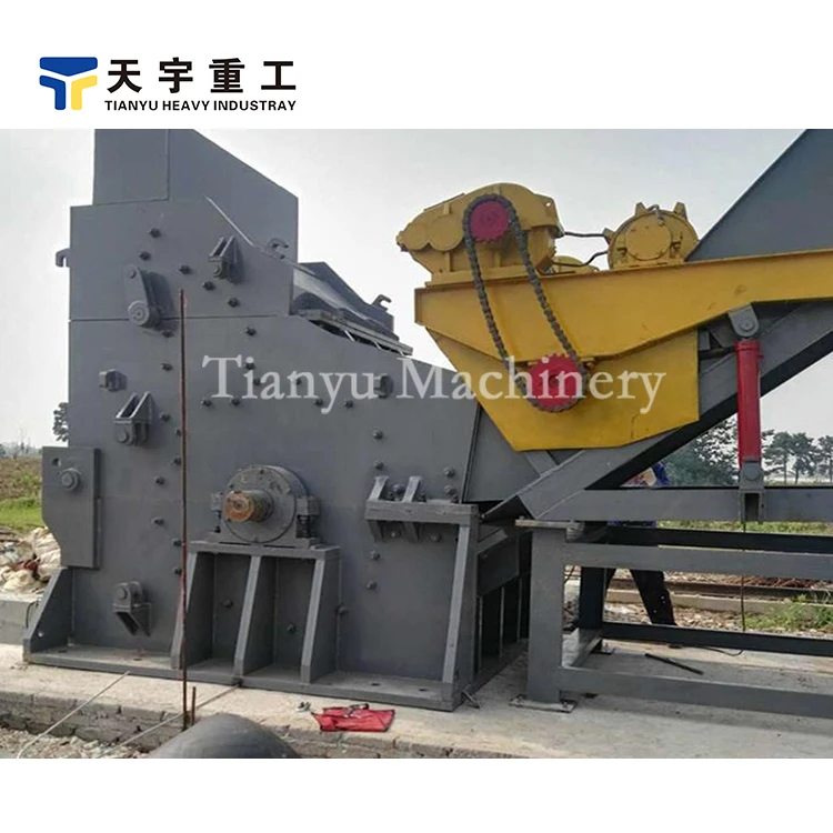 Refuse Forklift Pallet Fiberglass Electric Wire Metal Copper Sheet Shredder Blue Waste Metal Crusher