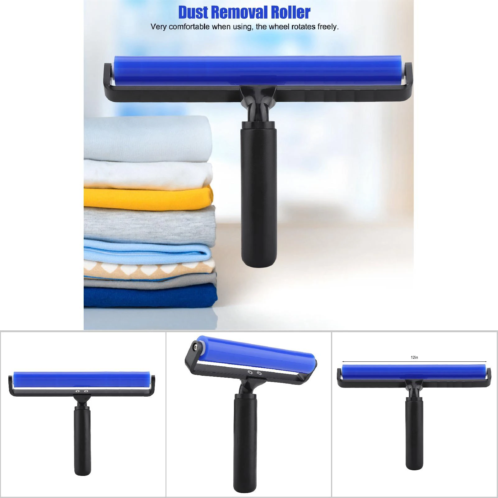 Dust Removal Roller Anti Static Cleaner Tool Silicone Roller Screen Film Roller for Household