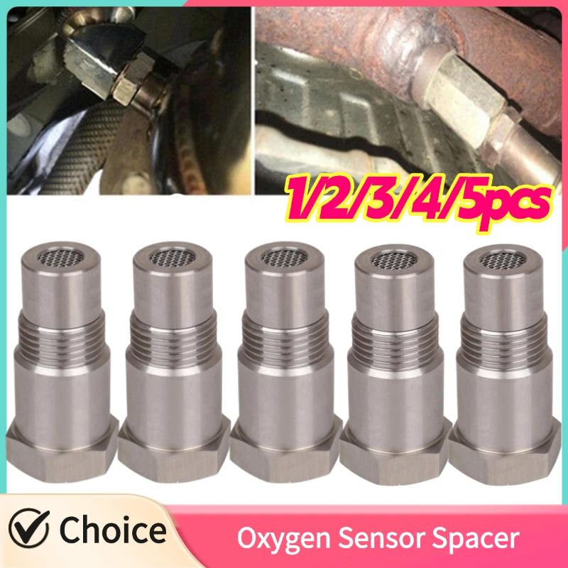 

Прокладка датчика кислорода M18X1,5 для автомобиля, адаптер датчика кислорода CEL Fix из нержавеющей стали для внедорожных аксессуаров