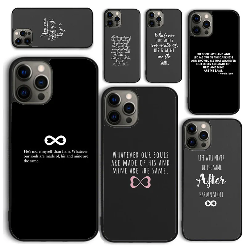 After We Collided Hardin Scott Tessa Phone Case for iPhone 16 15 14 12 13 mini PLUS X XS XR 11 PRO MAX Back Fundas