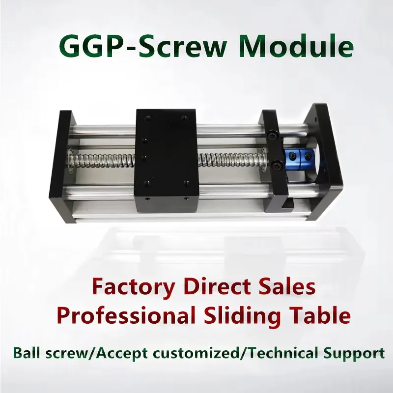 good quality 50-700mm Effective Stroke CNC Linear Guide Stage Rail Motion Slide Table Ball Screw Actuator Module 3D Printer XYZ