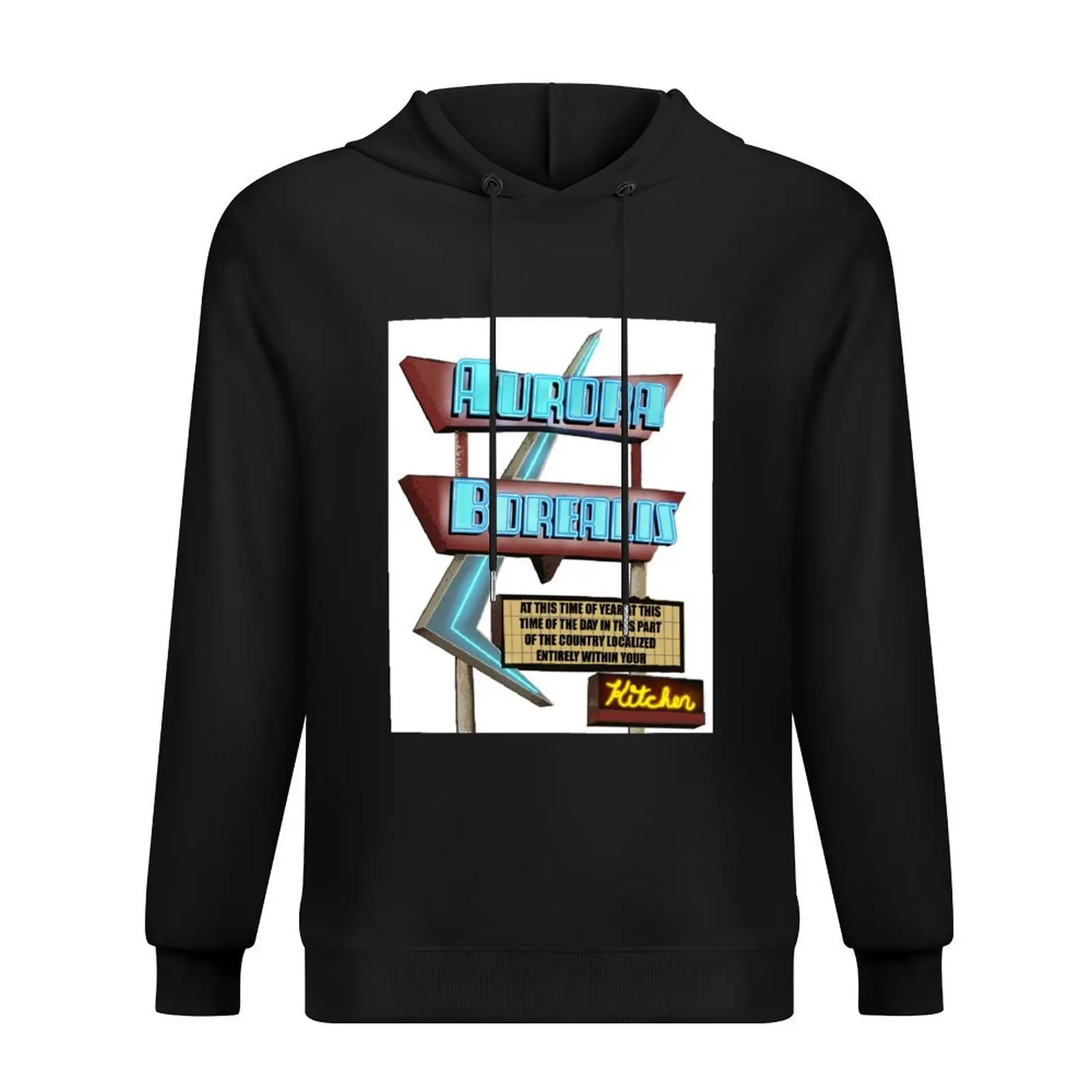 

Aurora Borealis Diner Hoodie men clothes winter clothes anime clothes korean autumn hoodie man