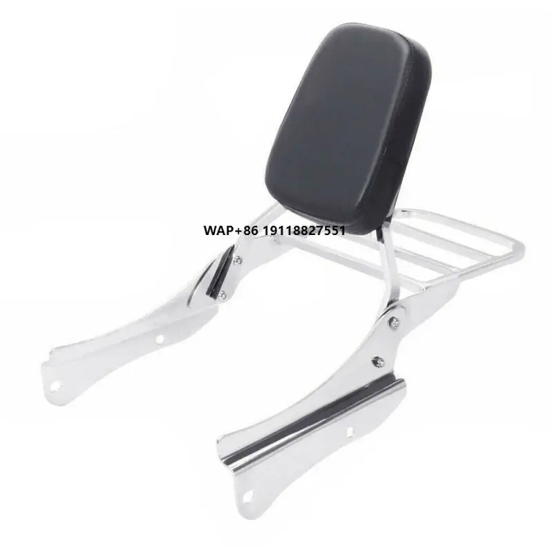 Ex Factory Price Quality Motorcycle Backrest Sissy Bar Luggage Rack for Shadow Spirit 750 VT750DC 2001-2008