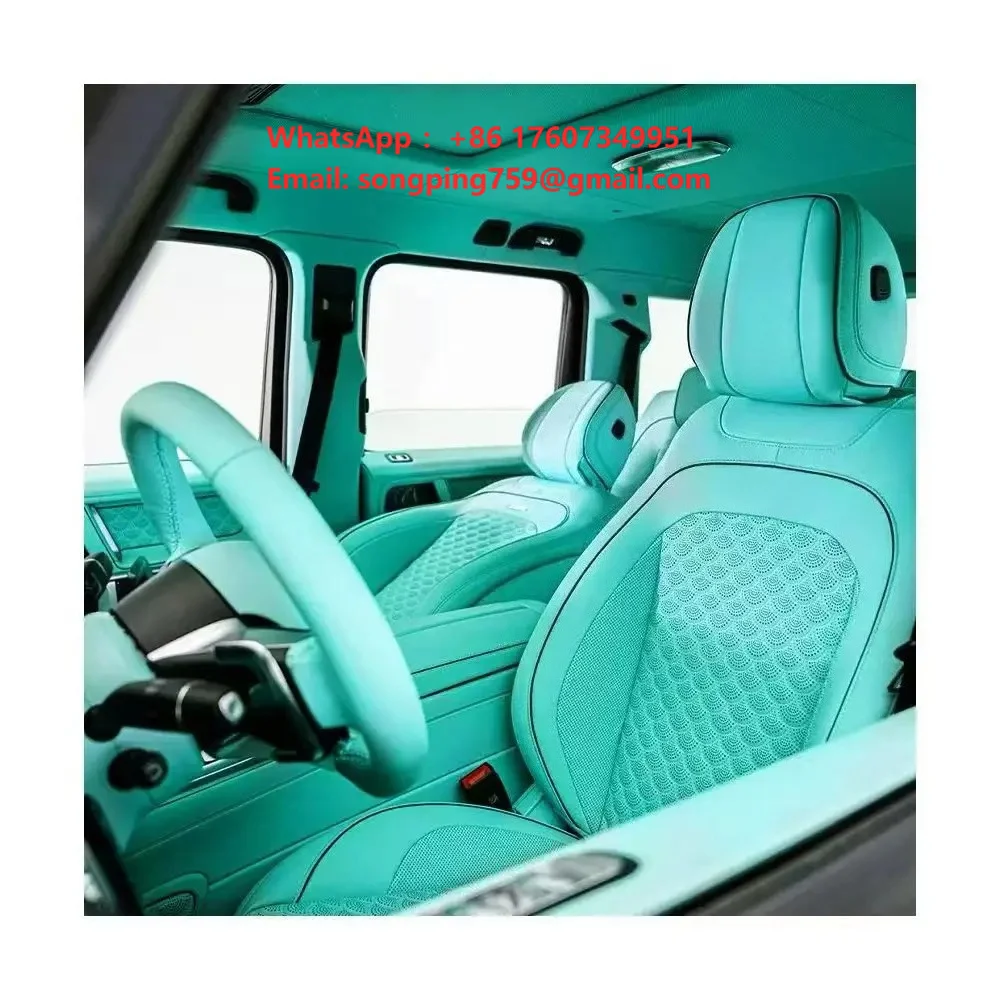 Full Set Waterproof Luxury Genuine Leather Car Seat Covers for Mercedes Benz C Class W204 W205 C180 C200 C300