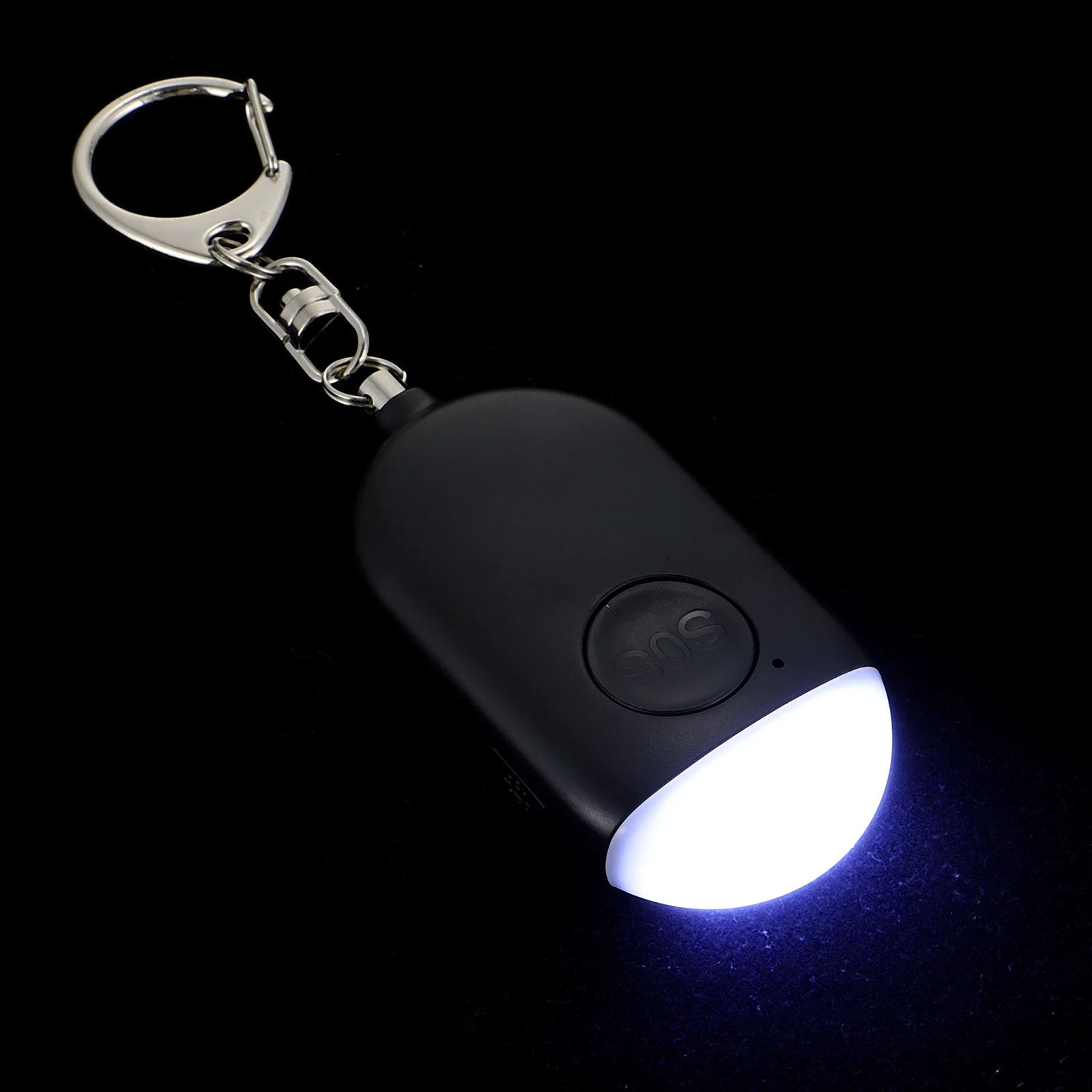 

1Set Rechargeable Personal Alarm Portable Mini Alarm for Women Outdoor Safety Keychain Flashlight