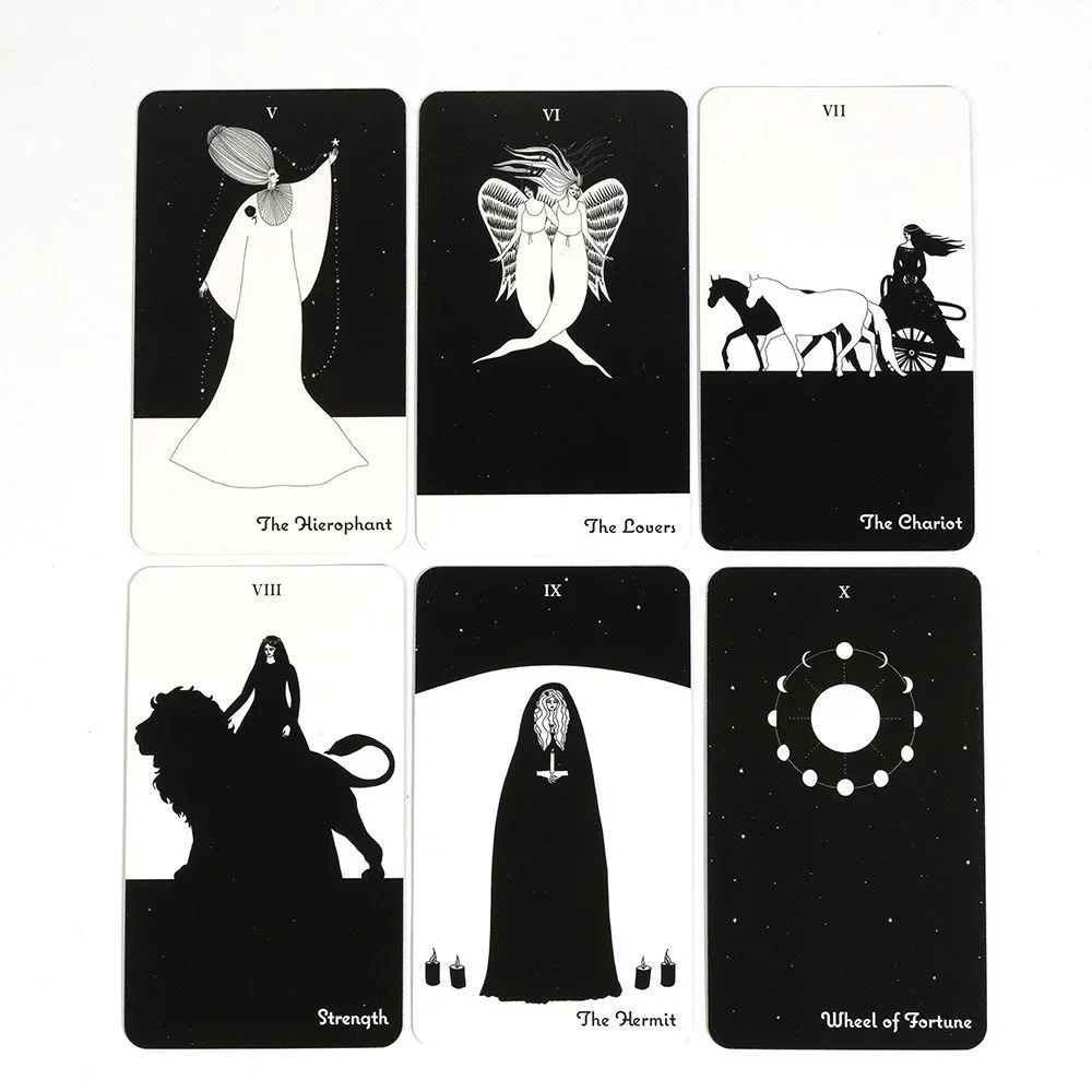 1 ชิ้น Deck Tarot 10.3*6 เซนติเมตรสีดําสีม่วง Tarot สําหรับศิลปินและ dreamers สร้างโดย Heidi Phelps เริ่มต้นเรียนรู้ไพ่ทาโรต์