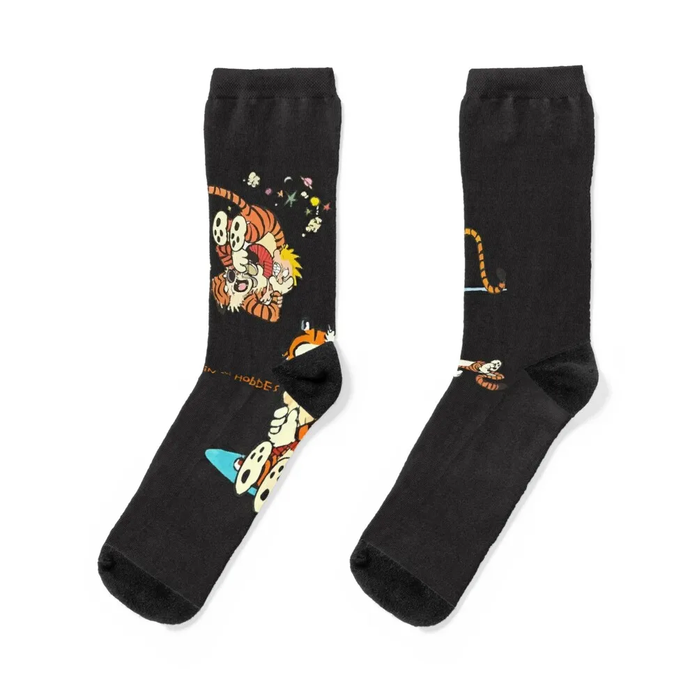 calvin and hobbes bill watterson Socks luxe kids custom sports Stockings compression Woman Socks Men's