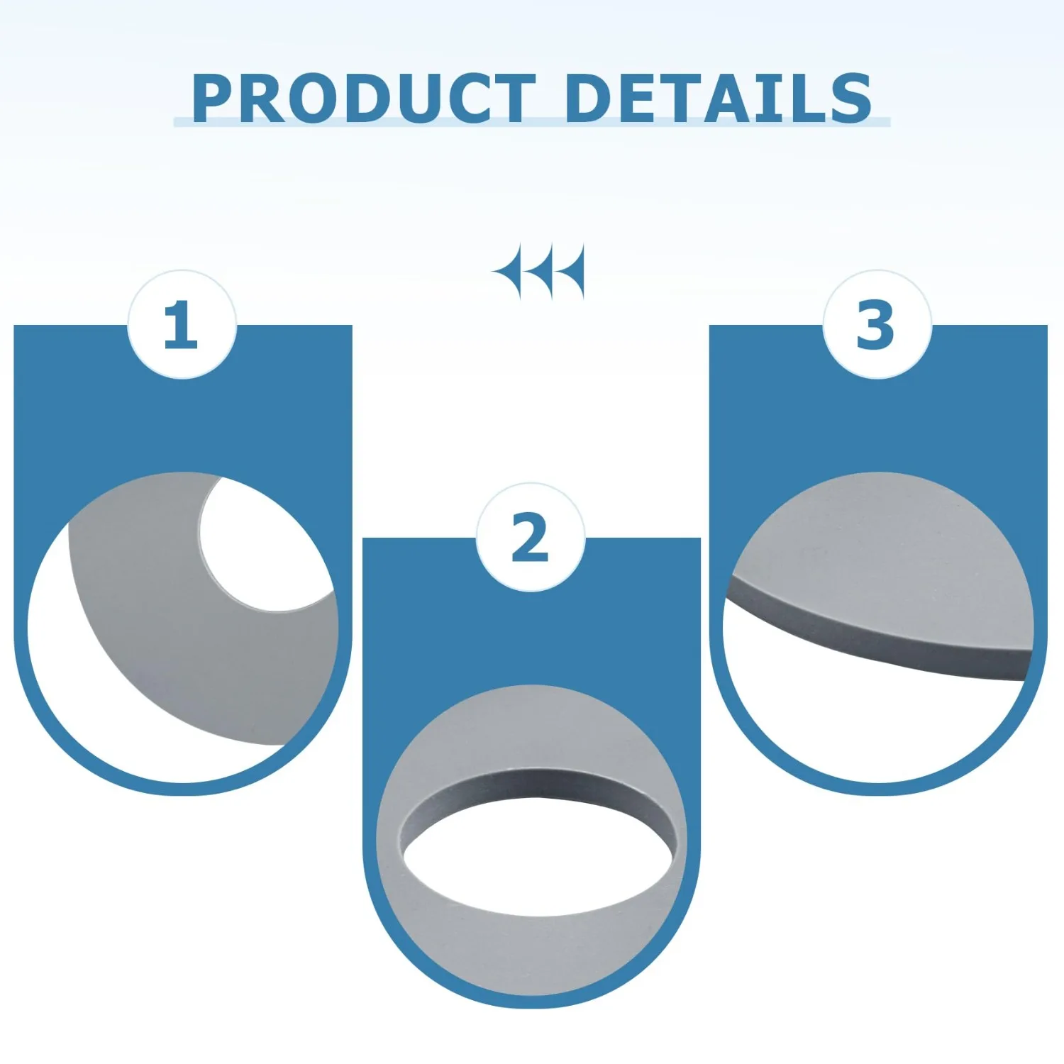 استبدال حشية ختم صمام دافق المرحاض من السيليكون متوافق مع TOTO #6