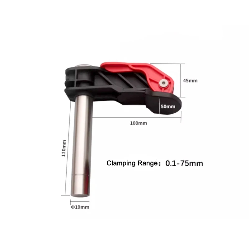 2Pcs Bench Hold Down Clamp Quick Acting for Woodworking - Fast Release Bench Dog Clamp - DIY Hand Tool 19mm Desktop Dog Hole