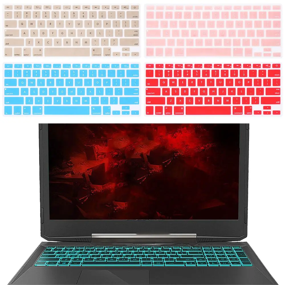 Sticker Film Silicone Candy Colors Keyboard Cover For Apple Macbook Pro Air 13