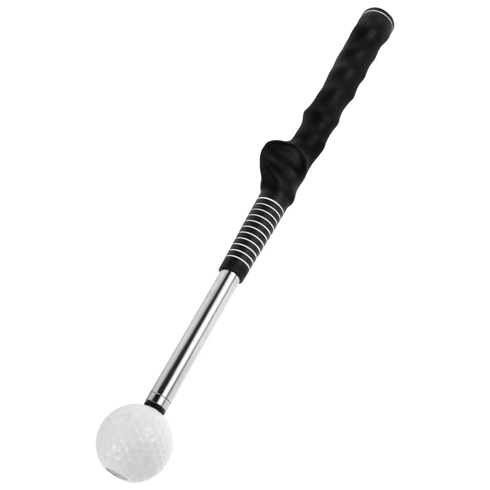 Mini Portable Golf Swing Trainer Adjustable Length Golf Warm Up Stick Indoor Outdoor Practice Aid Improve Strength Balance Tempo