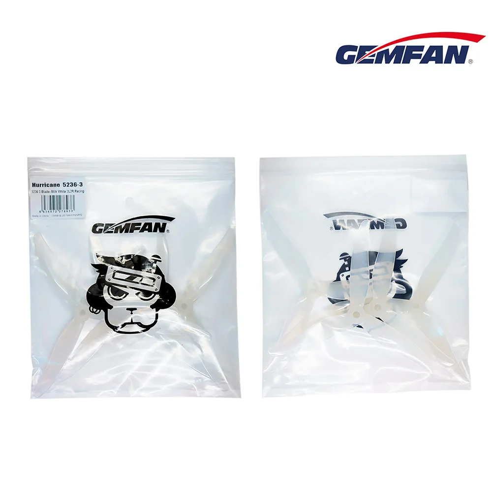 Hurricane 5536 5.5 × 3.6 × 3 hélice PC à 3 pales pour Drones RC FPV Freestyle 5.5 pouces FPV Racing pièces de mise à niveau cinématographiques 2 paires