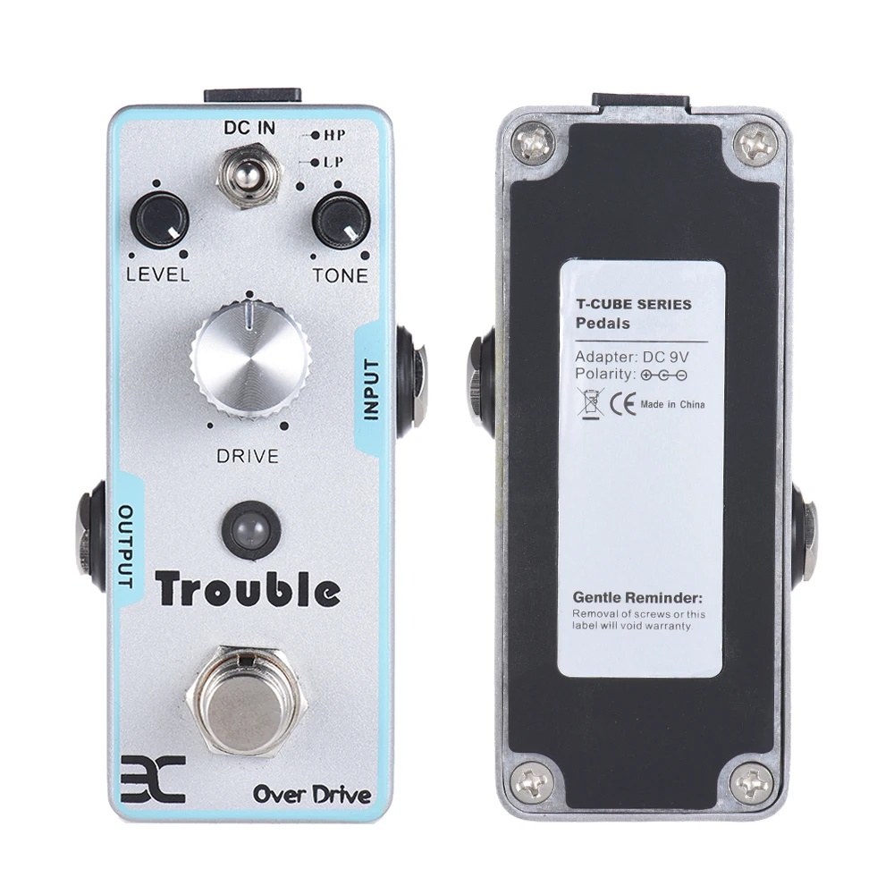 

Eno Tc-16 Overdrive Guitar Effects Pedal Processors Effect Trouble In Mind Boost True Bypass Style Electric Music Pedal