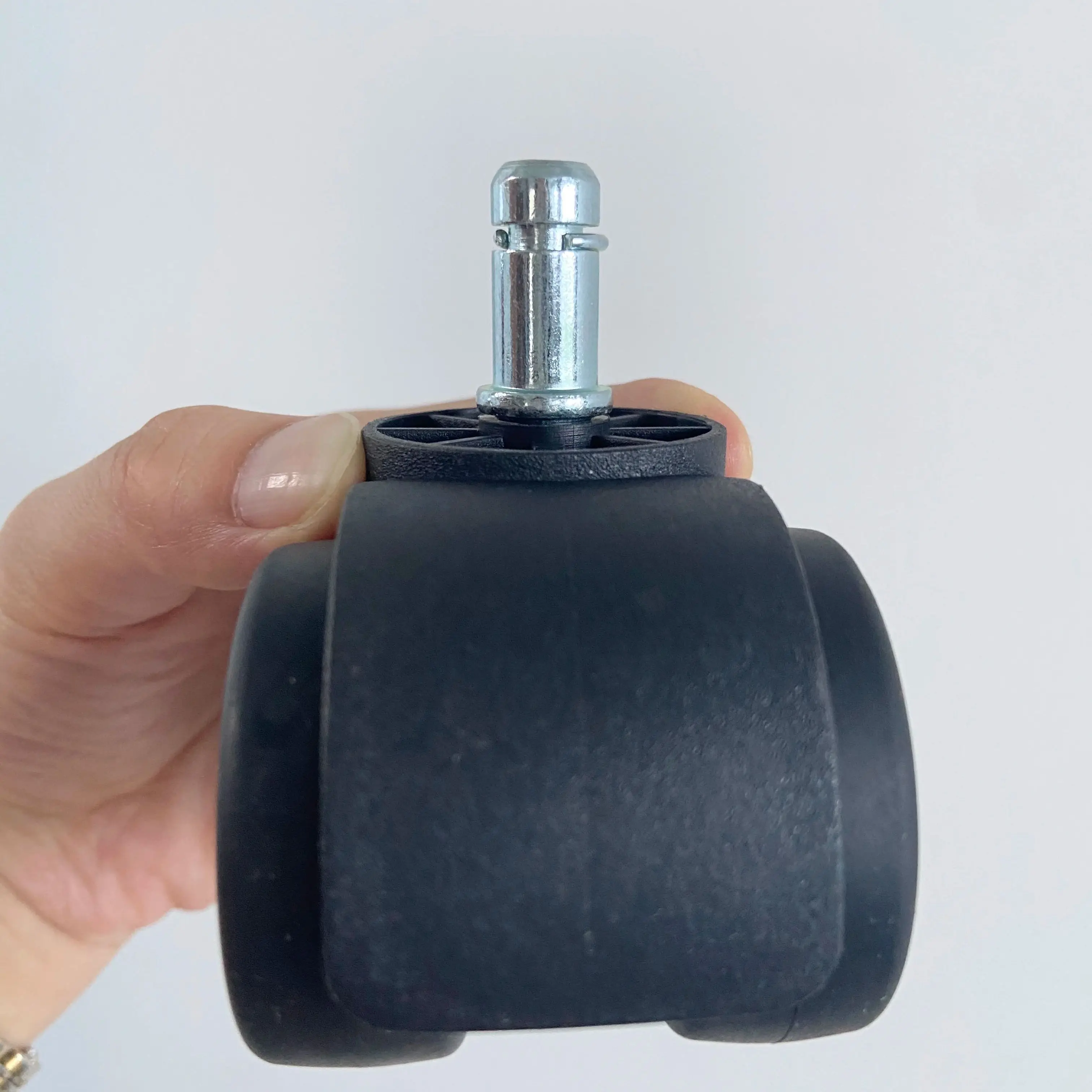5 Pcs 2-inch 10mm/11mm Tpr Mute Double Caster Furniture Circlip Pulley Office Chair Universal Wheel