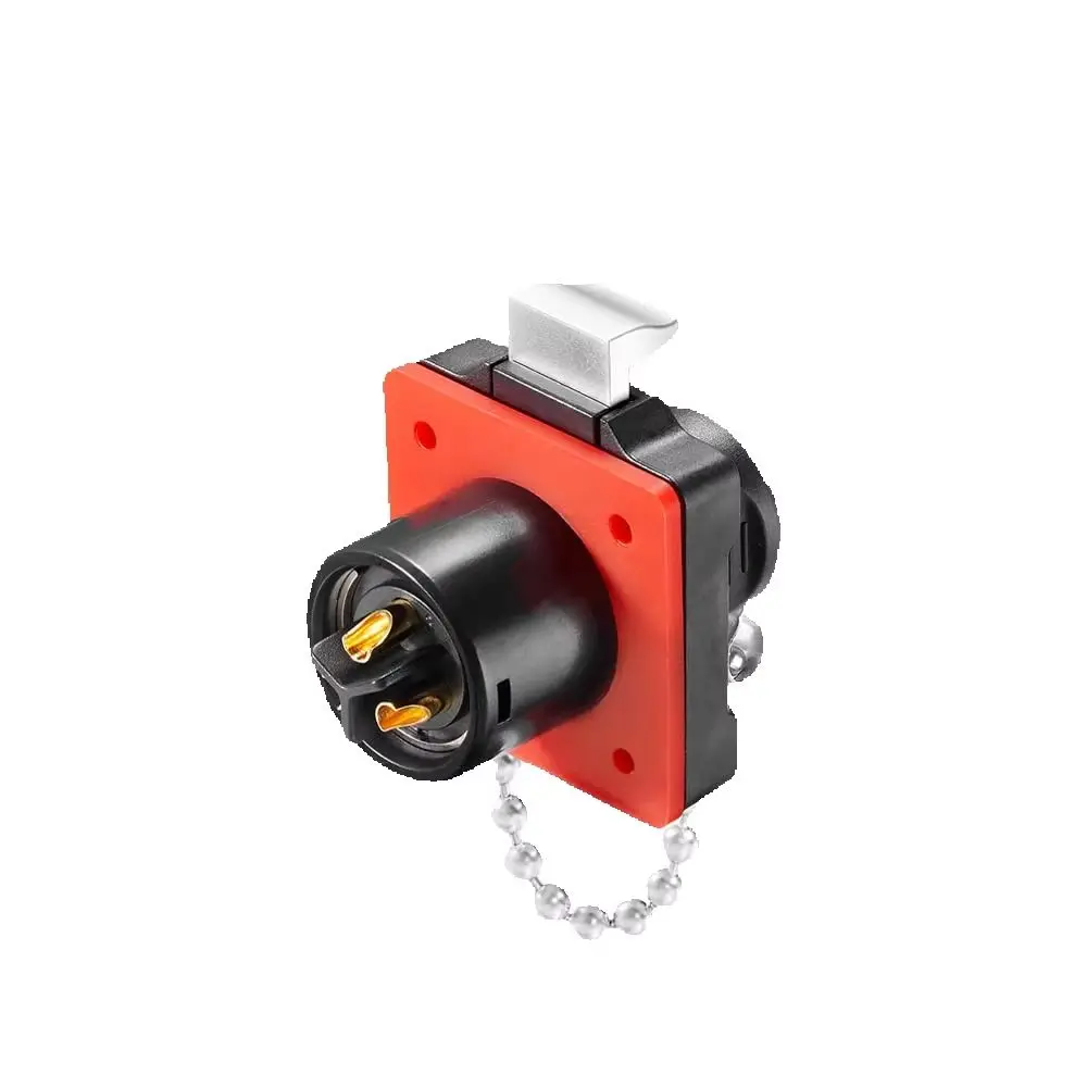 CNLINKO M20 PBT Plastic Waterproof Electrical Wire Connector IP68 2~14 Pin Panel Mount Quick Plug Socket for Industrial Use