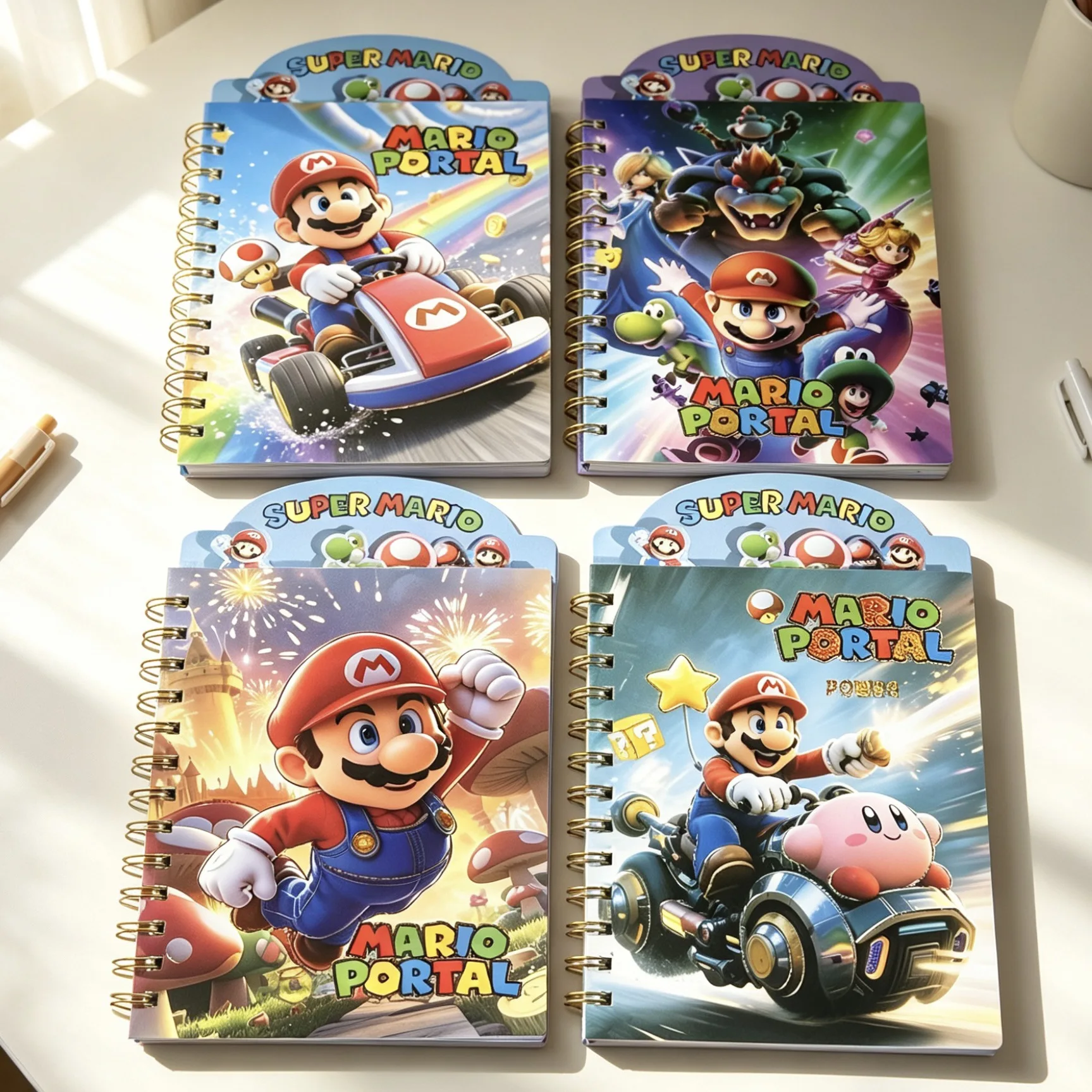 New Cartoon Marlo Notebook A5 Coil Notebook Portable Notebook Bookbook Student Stationery Learning Supplies Gift