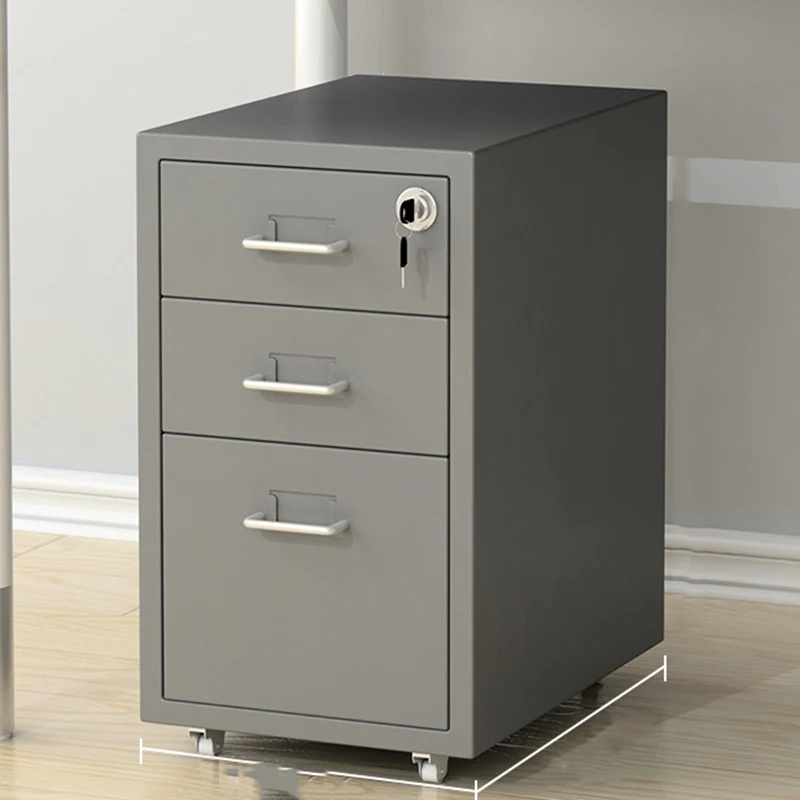 Metal Storage Safe Documents Drawer Built-In Cabinets Furniture File Gabinete Office Supplies