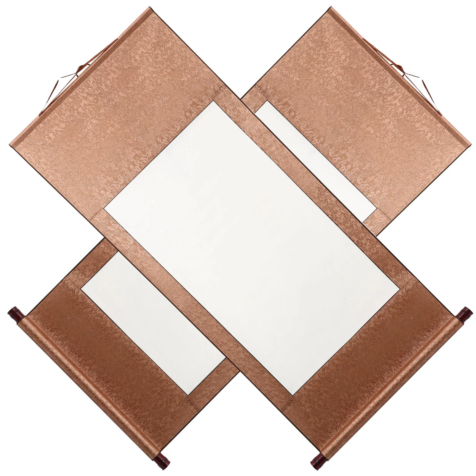 2 قطعة ورق الخط المحمول متعدد الوظائف التمرير الفارغ لممارسة الفن ديكور مكتب المنزل ورقة التمرير الفارغة