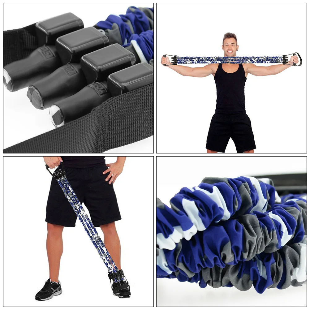 

Removable Chest Muscle Expander with Resistance Bands for Arm Strength Training Lightweight Pull Arm Exercise Band Ergonomic
