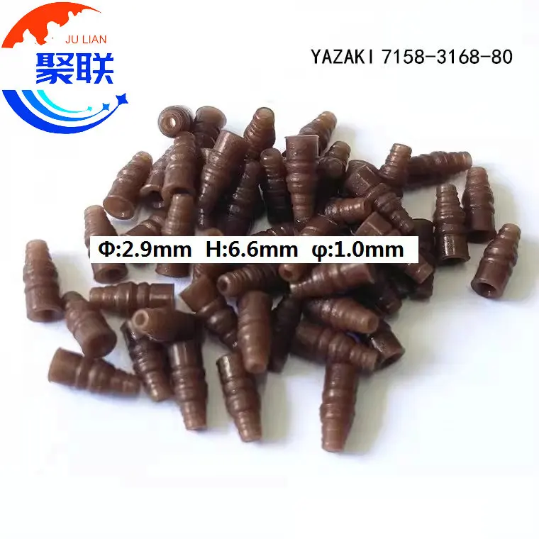 50pcs-10000pcs 7158-3168-80 Outer Diameter Φ2.9mm Rubber Seal Inner diameter φ:1.0mm Wire Seal 7158-3168 For Auto Connector