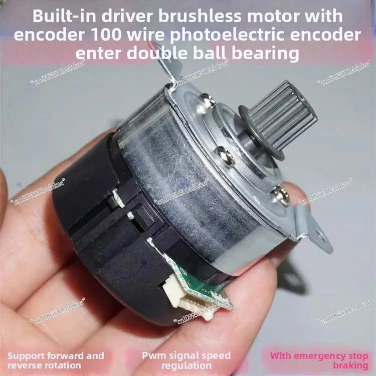 Disassemble The Nidec24H Built-in Drive Encoder Brushless Servo Motor 12-24v Pwm Speed Regulation Positive and Reverse Rotation