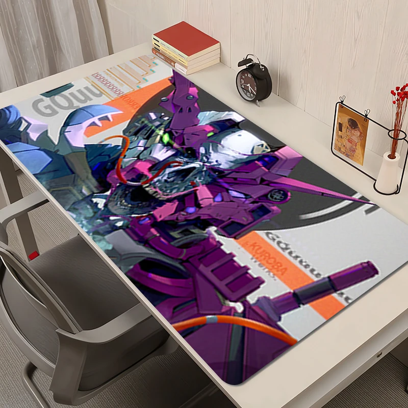 Mouse Pad Office PC Accessories Extended Pad Anime Desk Mat Anti-slip Mechanical Warrior Gundam Rubber HD Mousepad Gaming Mats