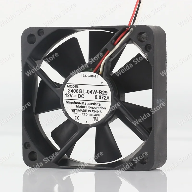 

Original NMB DC 12V 0.072A AC EC 6015 60X60X15MM 6CM dual ball quiet Projector 2406GL-04W-B29 cooling fan