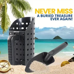 Hot Sell Plastic Metal Detector Sand Scoop Shovel Set Beach Gold Digging Filter Tool for Underground Metal Treasure Detect