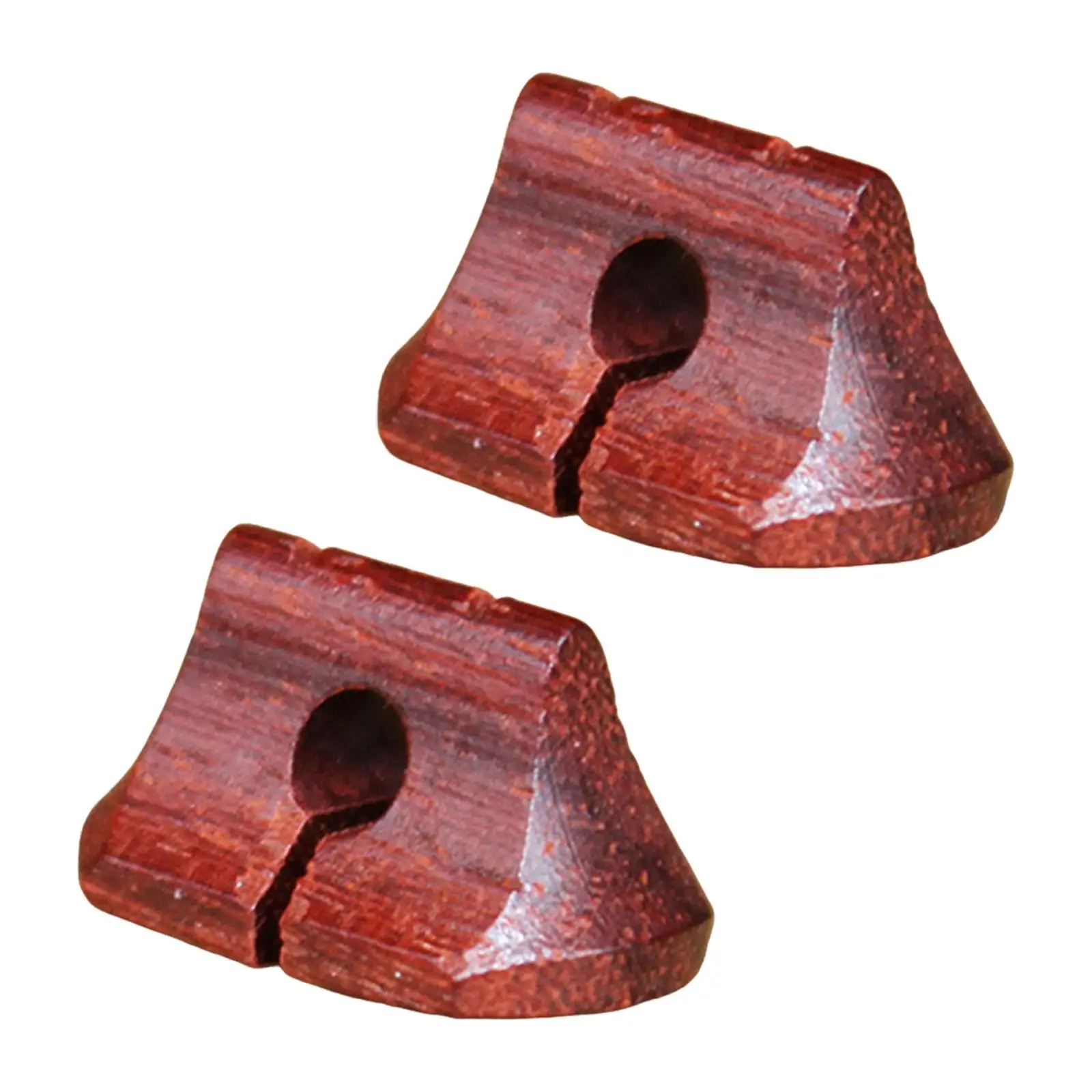 2 Pieces Chinese Erhu Bridge Erhu String Code Erhu Accessories, Replacement Violin Wooden Bridge, for Chinese Erhu Parts Accs