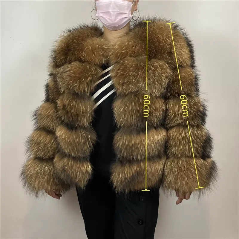Manteau En Cuir Et Fourrure K-YEN - Garniture Raton Laveur - Taille S - Neuf Avec étiquettes - Fabriqué En France