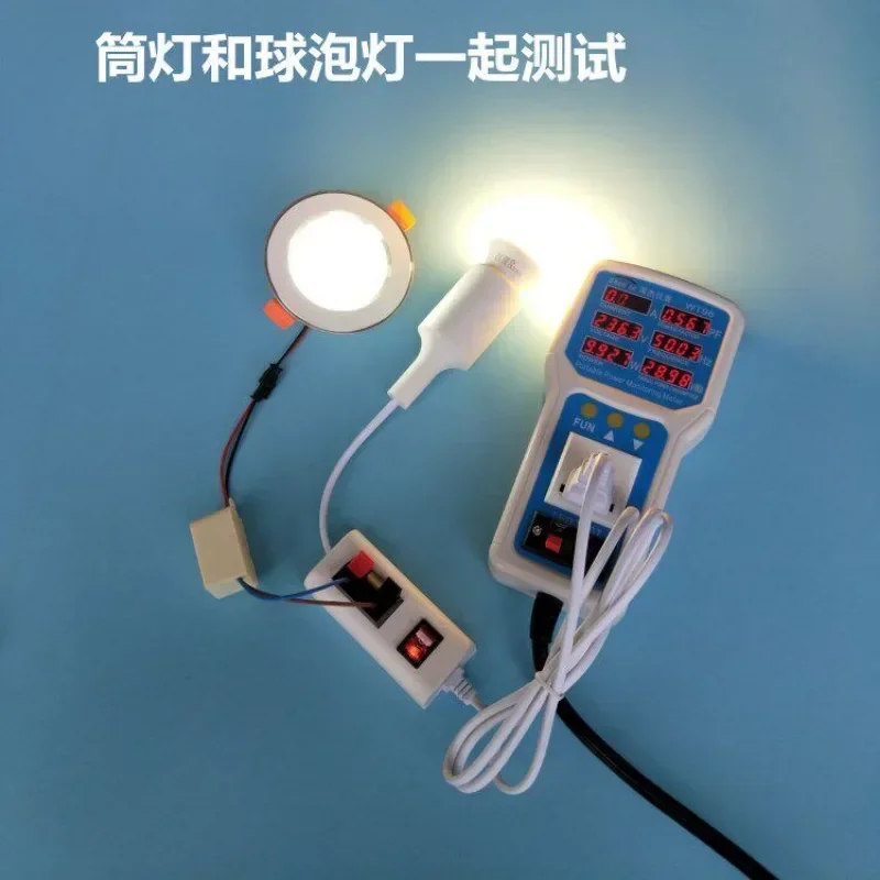 For WT98 20A 4400W Handheld Power Meter, Household Appliance Watt Tester for Refrigerator & Lighting