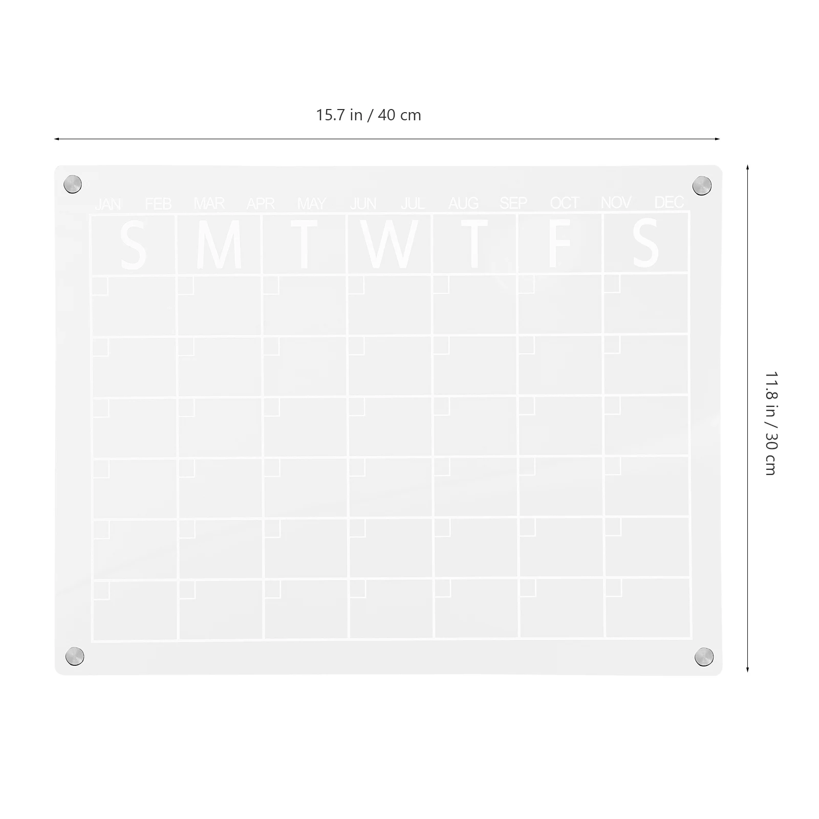 Акриловая доска-еженедельник, магнитное напоминание для заметок на холодильник, сухое стирание, письмо, список расписания на кухне, наклейка для доски