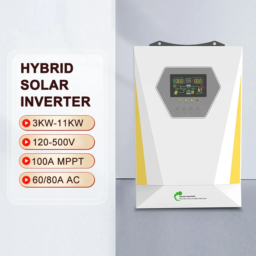Off-Grid Solar Inverter with Mppt Charge Controller High Frequency 3KW Inverter