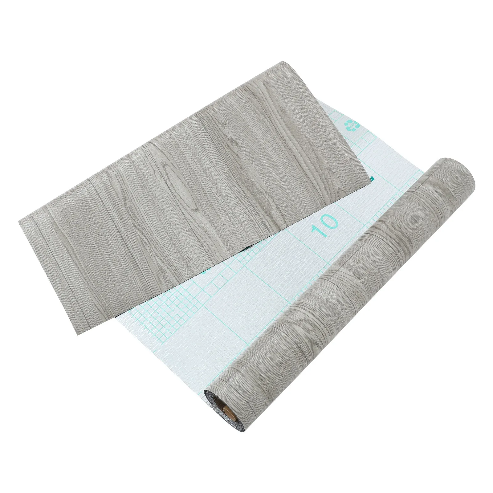 1 rouleau de carrelage de sol auto-adhésif en Pvc épais, pour la maison, la cuisine, la chambre à coucher, le bureau, le supermarché, décor de sol en Grain de bois